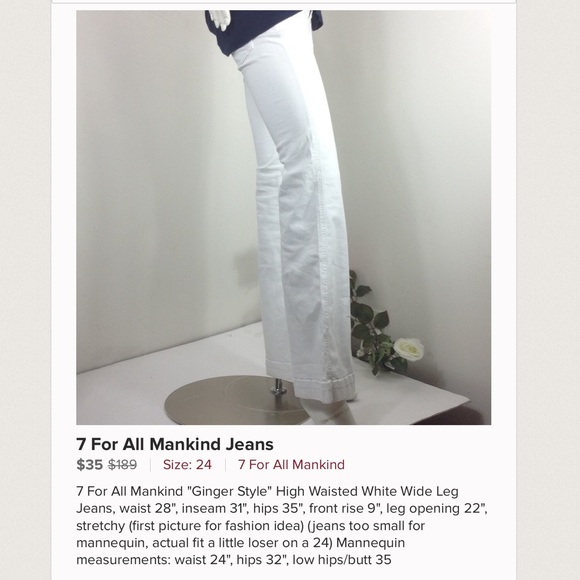 7 For All Mankind Jeans - Picture 8 of 8